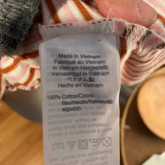 Madewell V‎ Neck Striped Tank New Without Tags - Picture 7 of 7